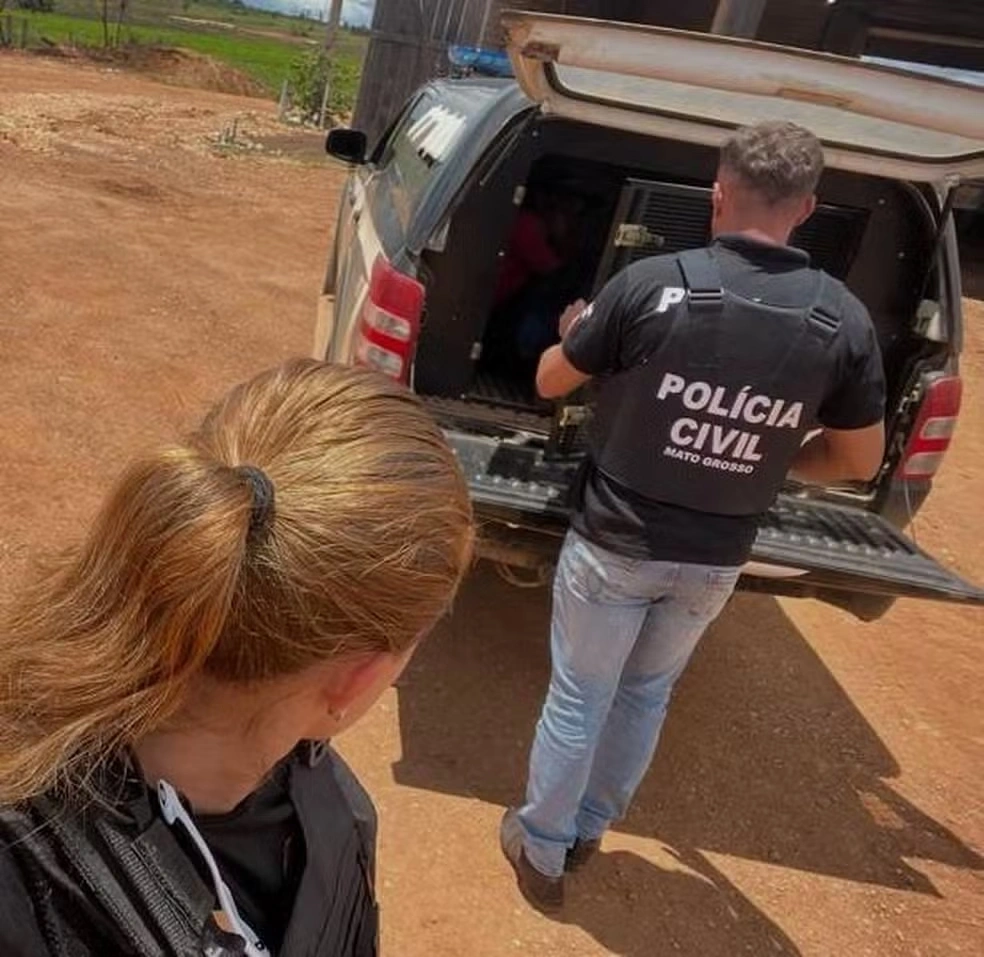 Colega é preso suspeito de matar capataz por colocar pouco sal nos cochos de fazenda em MT
