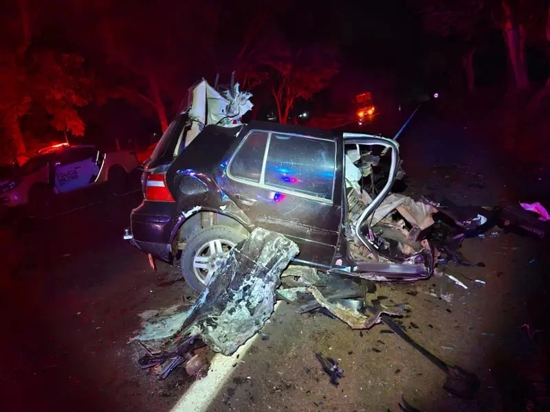 Jovem morre em grave acidente na PR-182, em Toledo