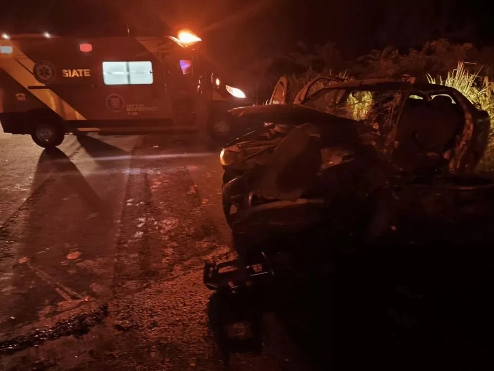 Grave acidente deixa cinco pessoas feridas na BR-163 entre Marechal e Mercedes