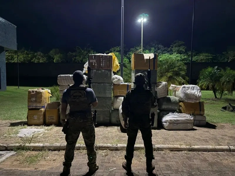 Polícia apreende carga de contrabando avaliada em mais de R$ 600 mil na região de Mundo Novo