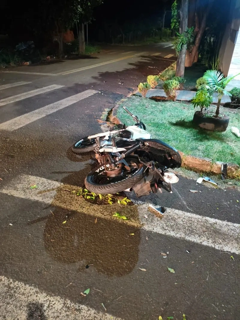 Motociclista morre em acidente após fugir de fiscalização de trânsito em Palotina