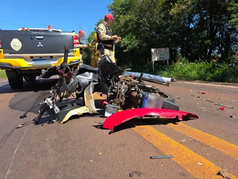 Jovem motociclista morre em acidente na PR-317 em Toledo