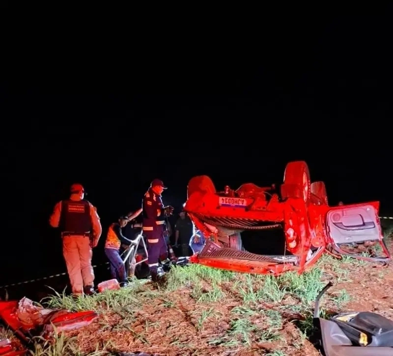 Duas pessoas morrem em acidente na PR-471 em Três Barras do Paraná