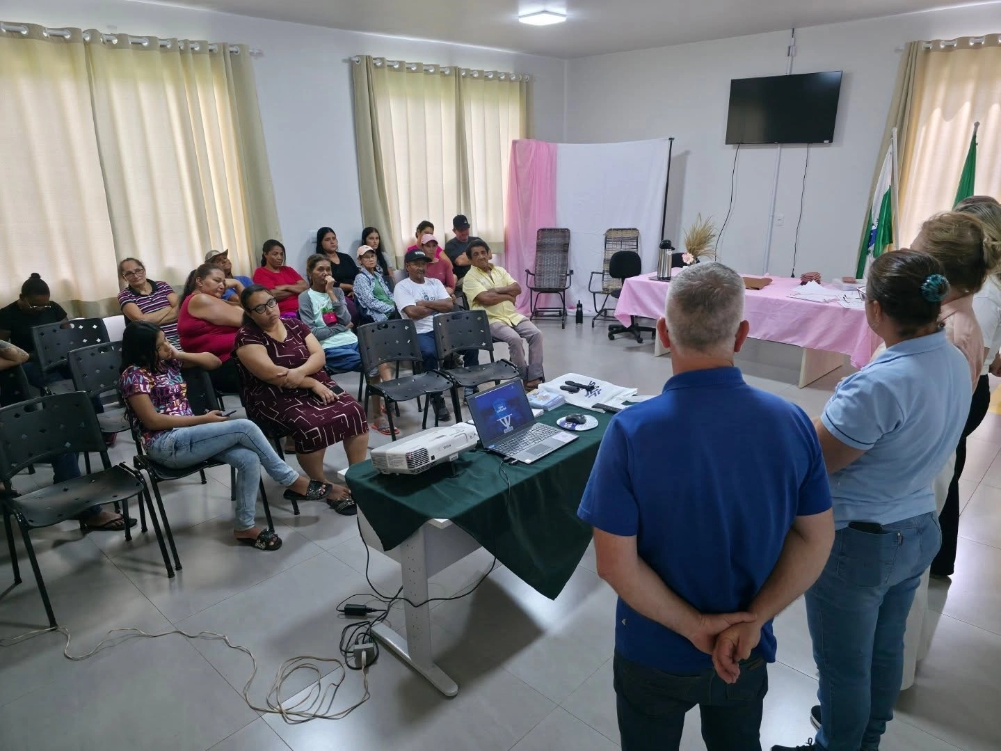Famílias beneficiárias do Programa “Caixa D’água Boa” recebem capacitação em Nova Santa Rosa